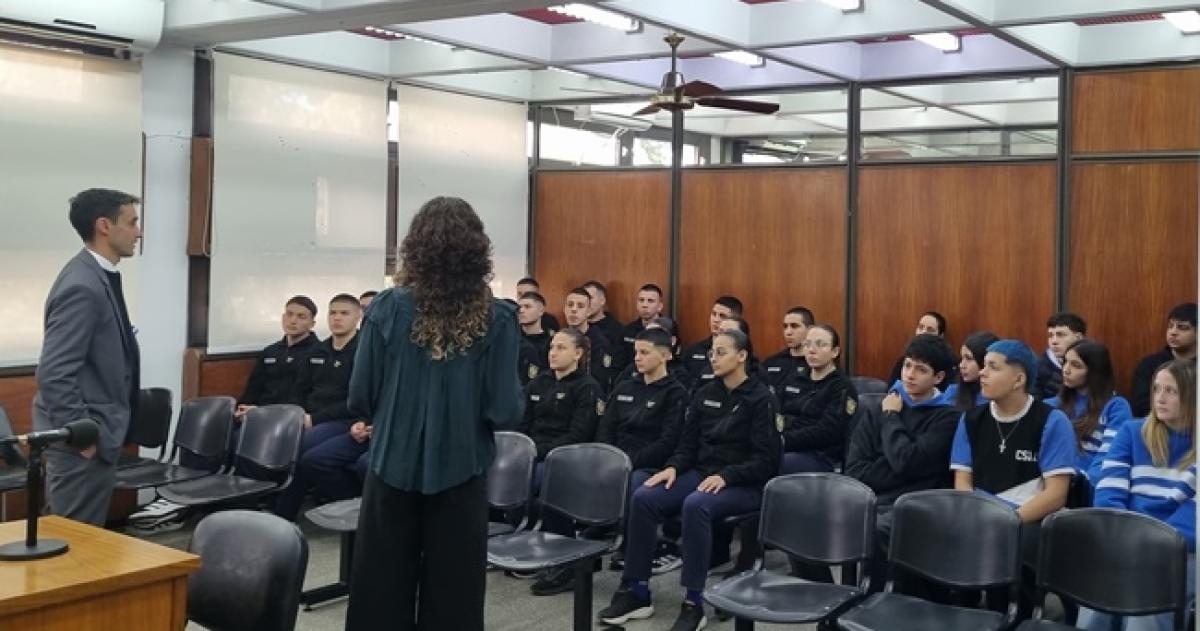 El juicio estuvo coordinado por la jueza de audiencia de juicio María José Gianinetto