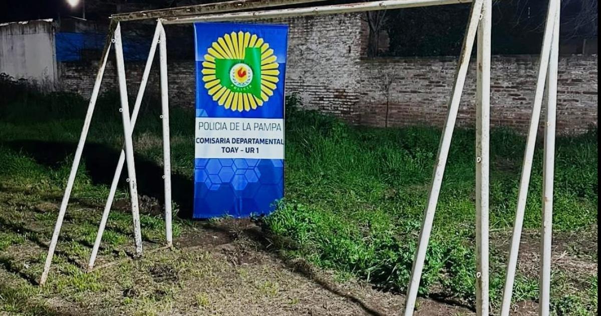 Personal policial recuperó los dos arcos robados