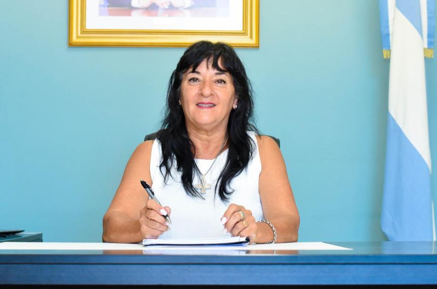 La intendenta de Catriló Graciela López