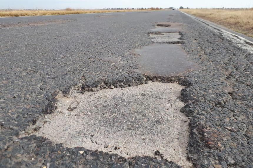 En La Pampa casi el 60-en-porciento- de las rutas nacionales est� en estado crítico