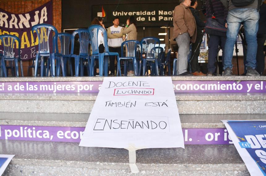 La UNLPam afronta una semana de protesta docente