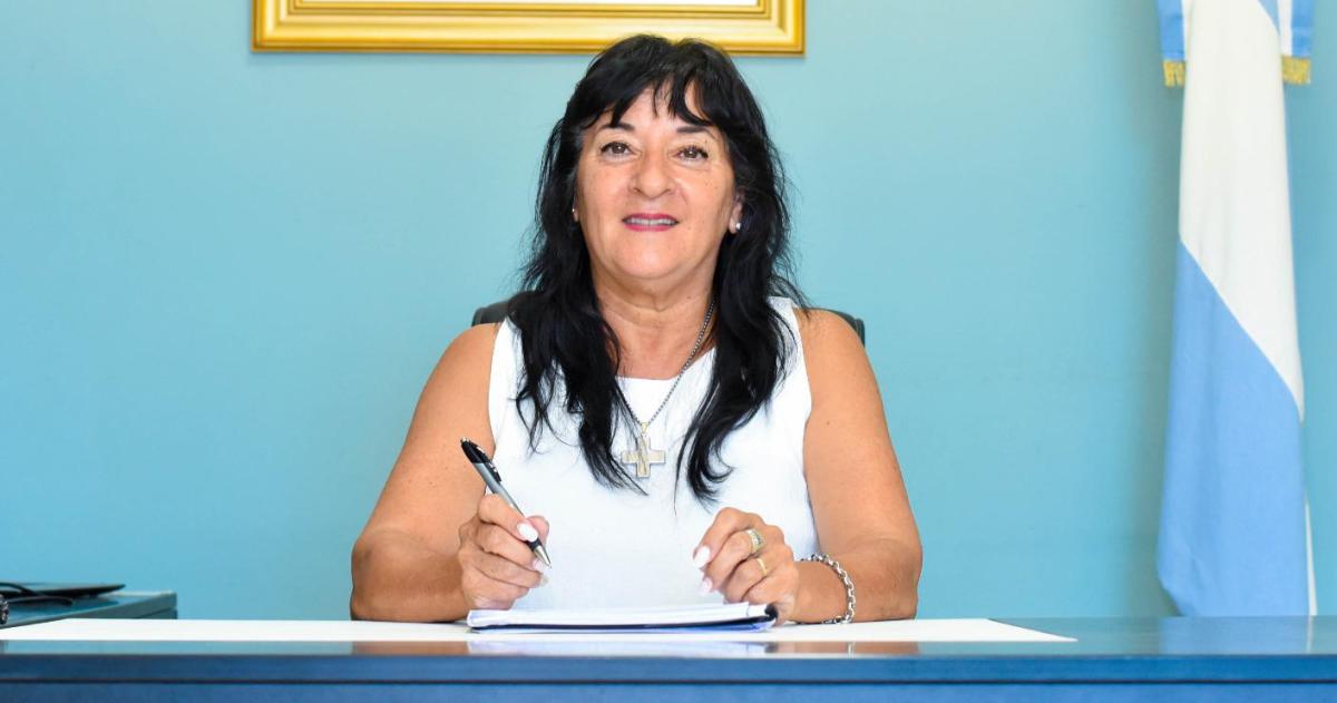 La intendenta de Catriló Graciela López