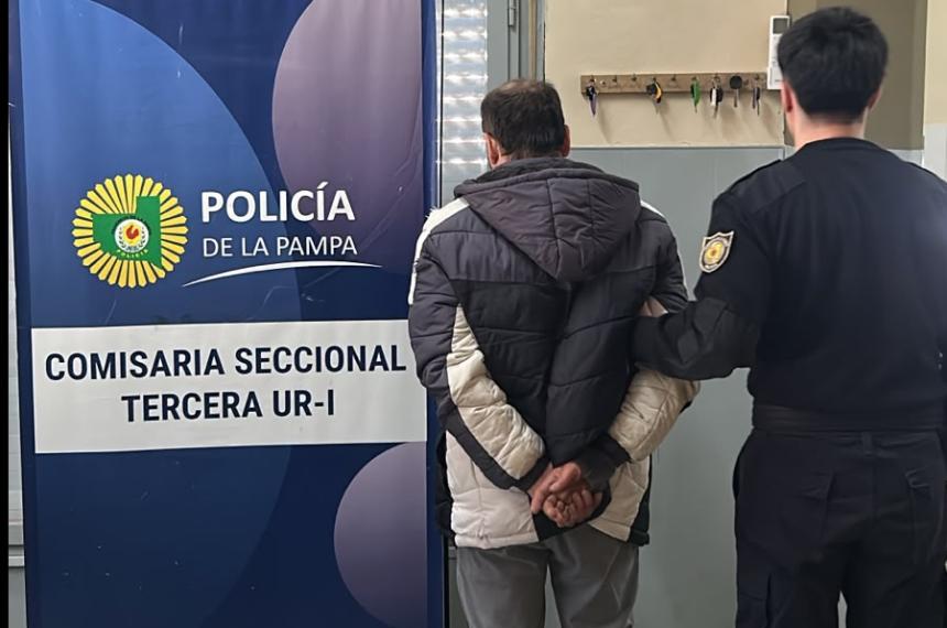 El hombre detenido por la Seccional Tercera