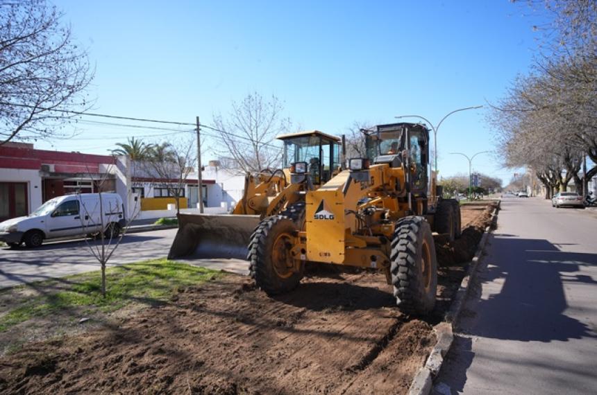 Los trabajos se realizan en el tramo comprendido entre calles 1 y 107