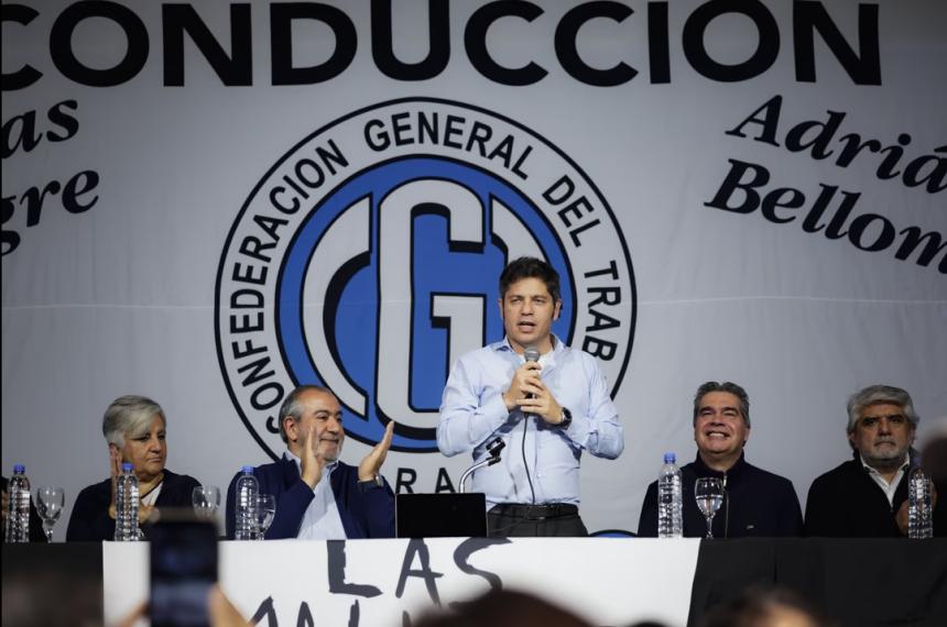 Kicillof pidió unidad para derrotar a Milei en las urnas de 2027