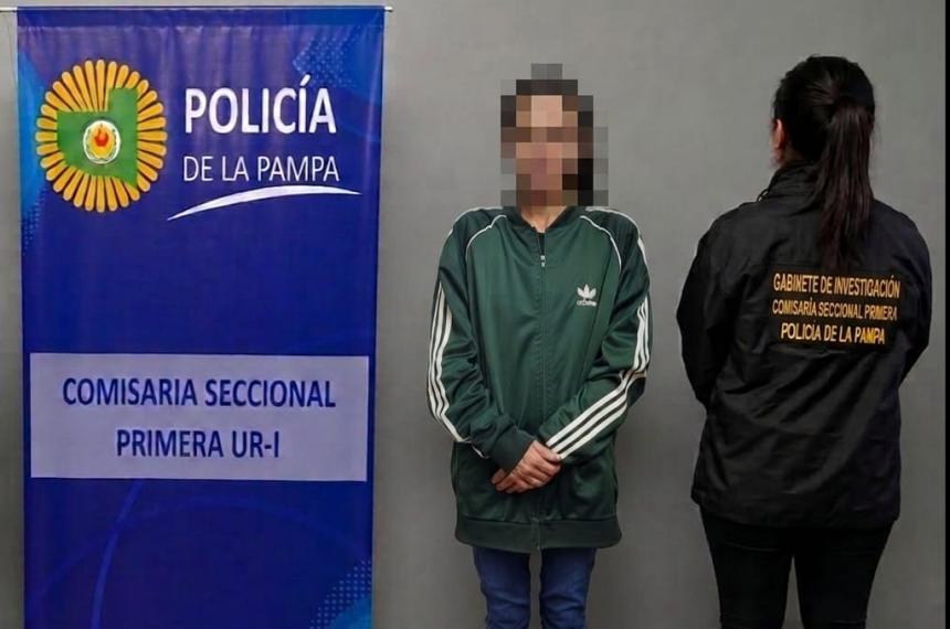 La mujer santarroseña detenida- buscan a su cómplice