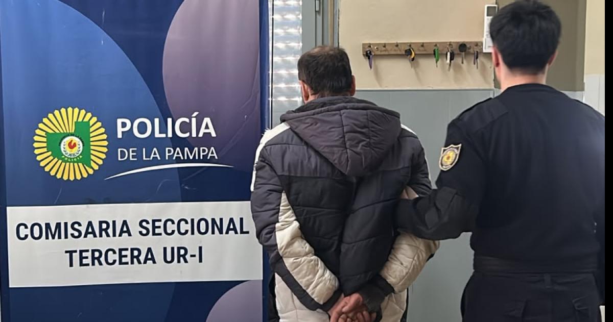 El hombre detenido por la Seccional Tercera