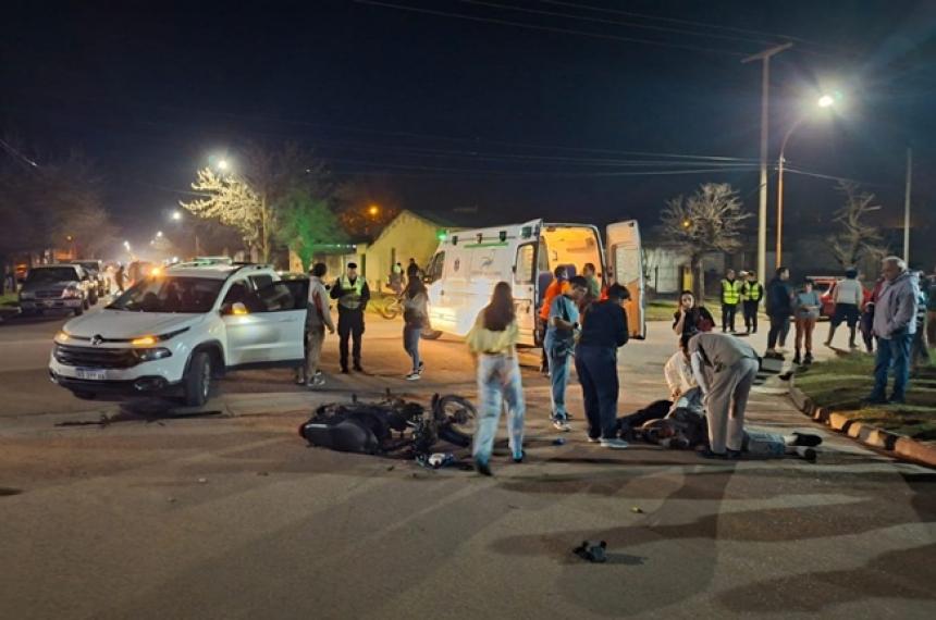Los heridos fueron trasladados a General Pico