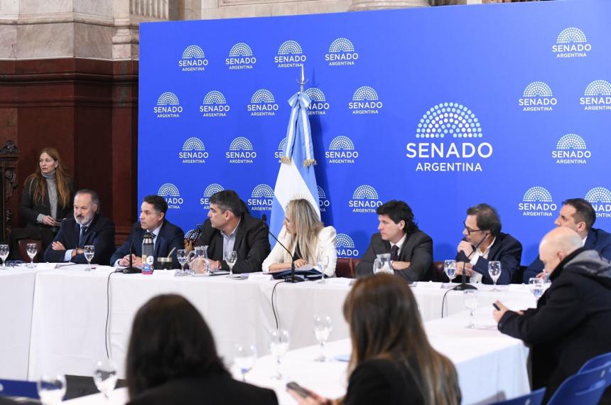 El encuentro en el Senado nacional