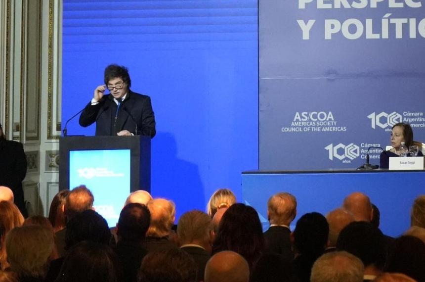 El Presidente encabezó el cierre del evento empresarial en el Hotel Alvear