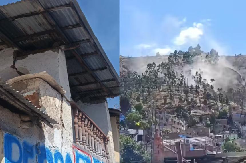 Fotos del fuerte sismo en Ayacucho