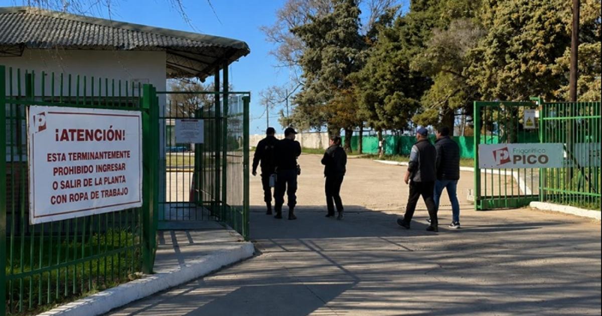 Durante el allanamiento en la planta trenelense se secuestró documentación