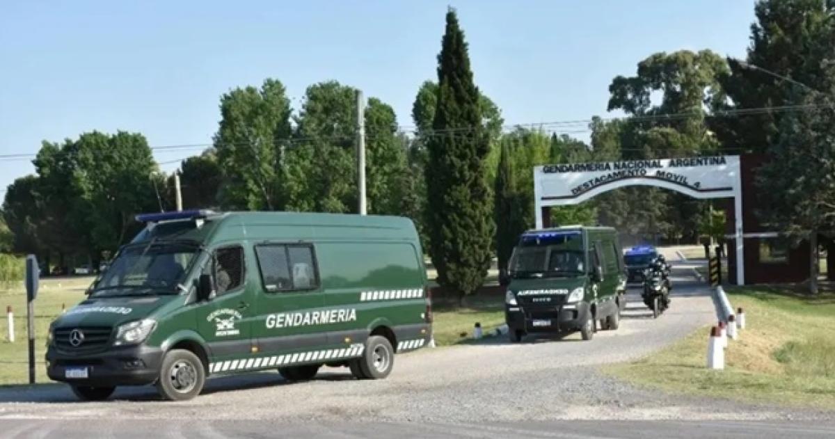 Los integrantes del Destacamento de Gendarmería en Acha expresaron su descontento