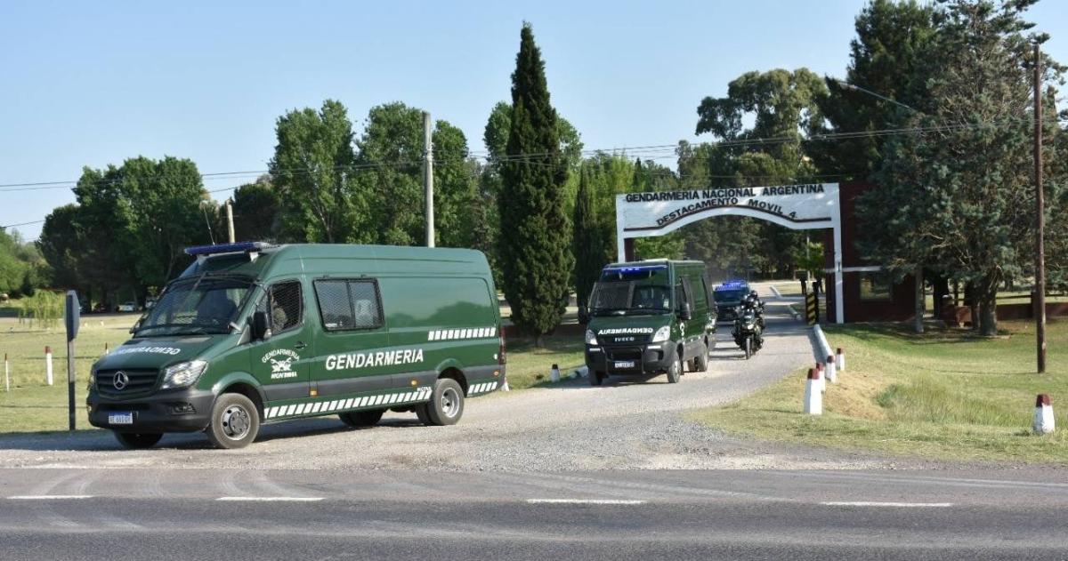 Los integrantes del Destacamento de Gendarmería en Acha expresaron su descontento