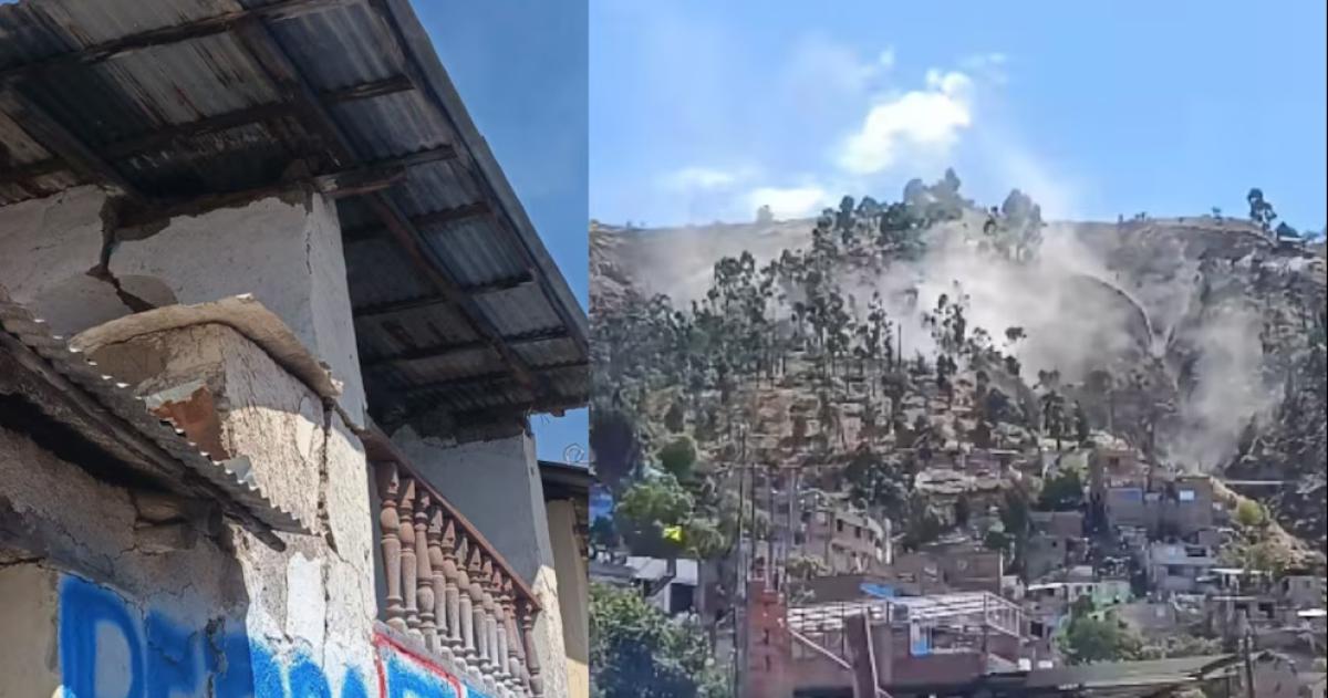 Fotos del fuerte sismo en Ayacucho