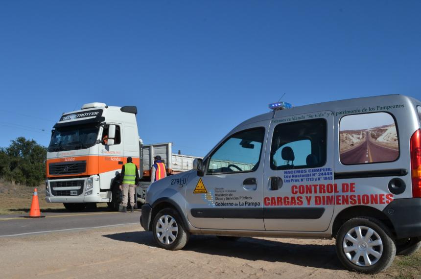 Los controles se hacen en distintos puntos de la provincia
