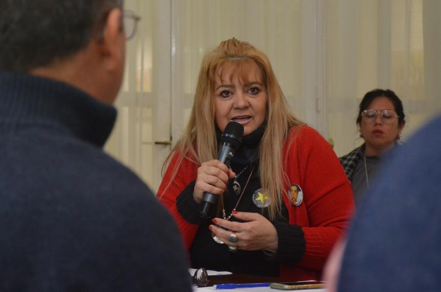 La referente de Estrellas Amarillas participó de una reunión en el Congreso