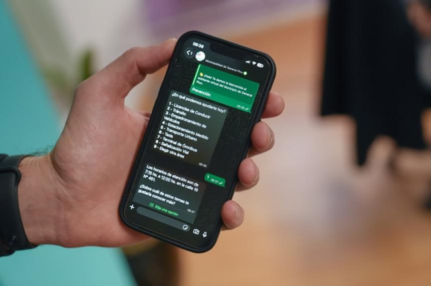 El Chatbot de la Municipalidad de General Pico sumó nuevos tr�mites