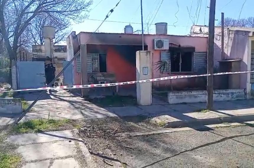 La vivienda de calle 1 y 114 sufrió importantes daños