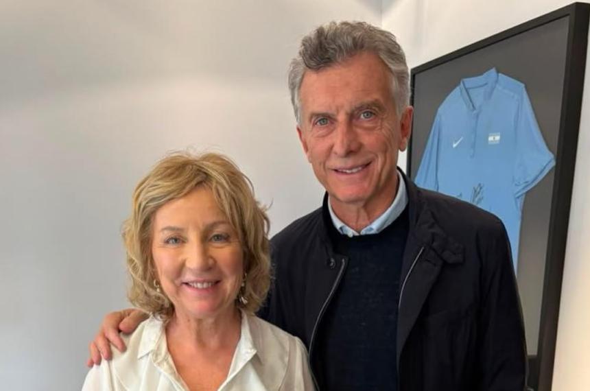 Marita Mac Allister y Macri en Buenos Aires