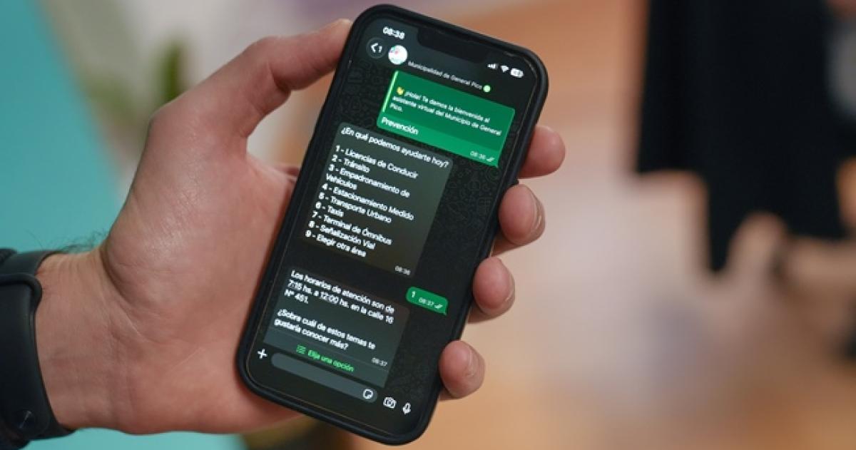 El Chatbot de la Municipalidad de General Pico sumó nuevos tr�mites