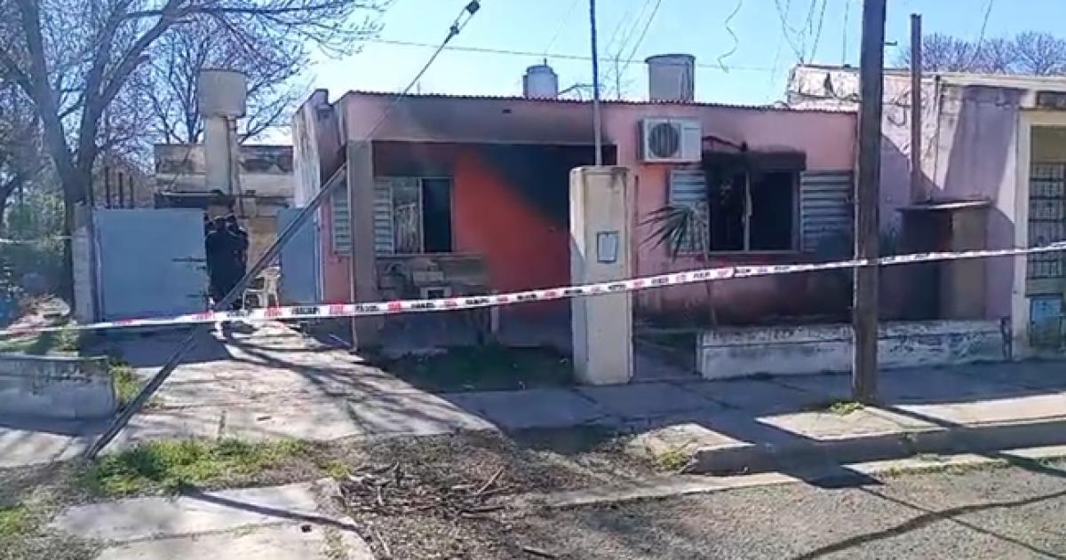 La vivienda de calle 1 y 114 sufrió importantes daños