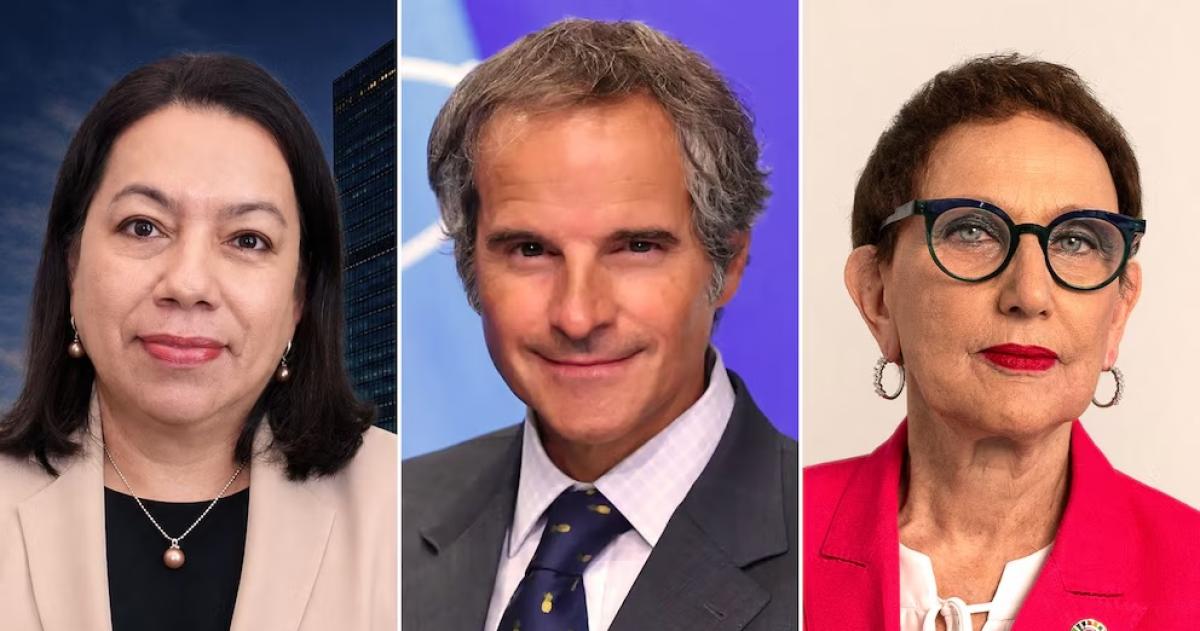 Carolyn Rodrigues-Birkett Rafael Grossi y Rebeca Grynspan los candidatos m�s firmes para ocupar la Secretaría General de la ONU