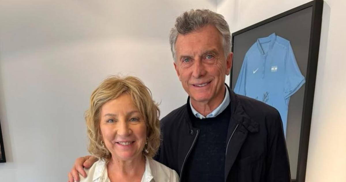 Marita Mac Allister y Macri en Buenos Aires