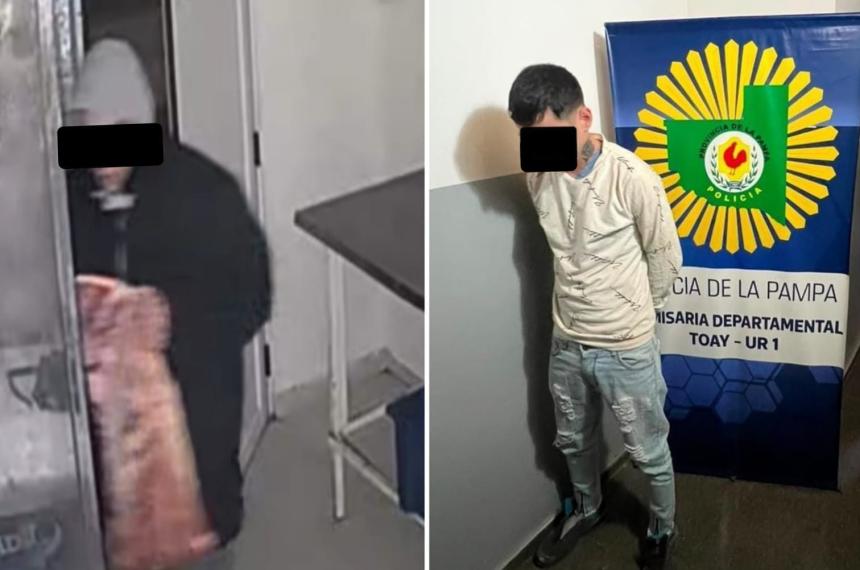 La Policía lo identificó a través de los registros fílmicos y lo atrapó mientras caminaba por la zona urbana