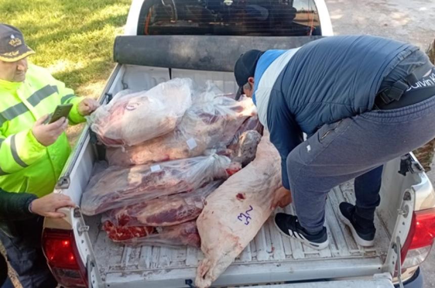 El operativo se realizó en cercanías de Eduardo Castex