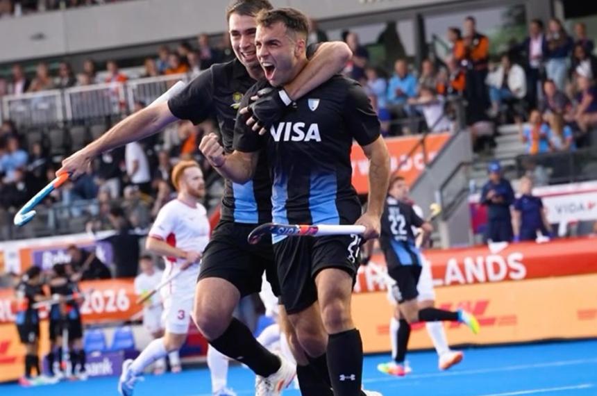 Domene fue el goleador de la gran victoria argentina