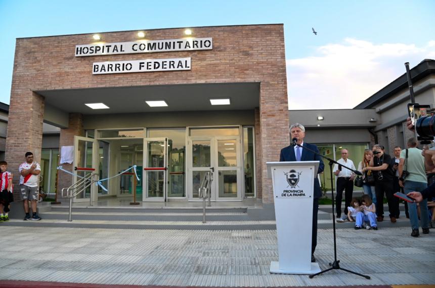 El Hospital Comunitario en su inauguración