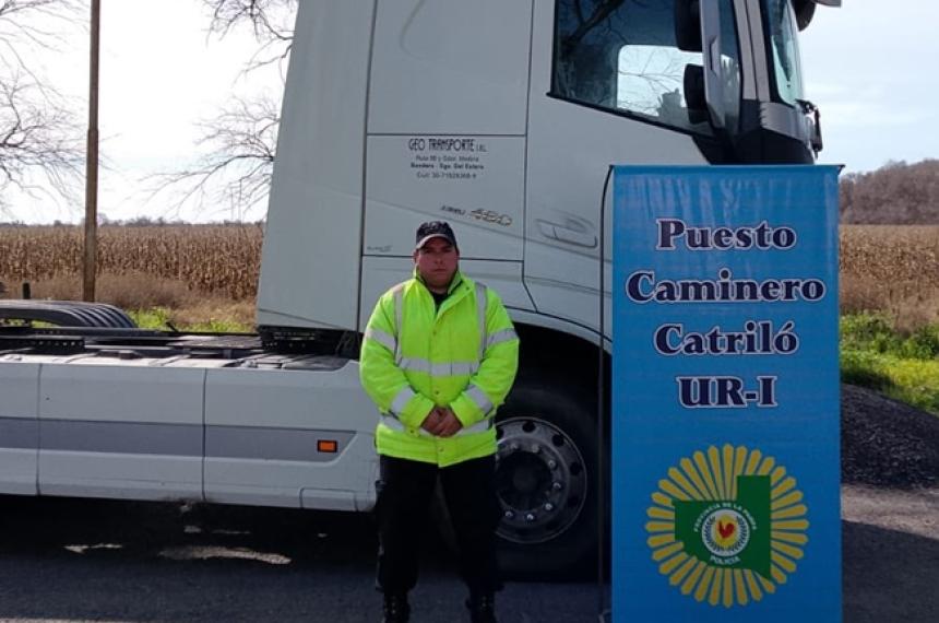 El camión quedó secuestrado en el Puesto Caminero