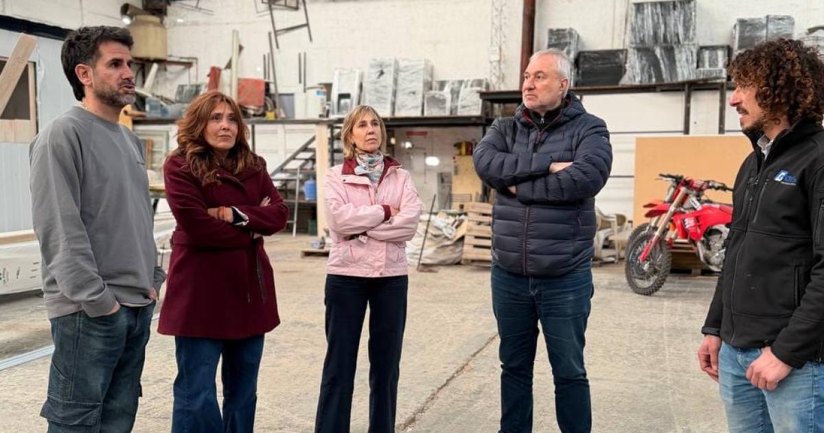 Marín estuvo acompañado por la diputada nacional Varinia Marín y los diputados provinciales León Nicanoff y Marcela P�ez