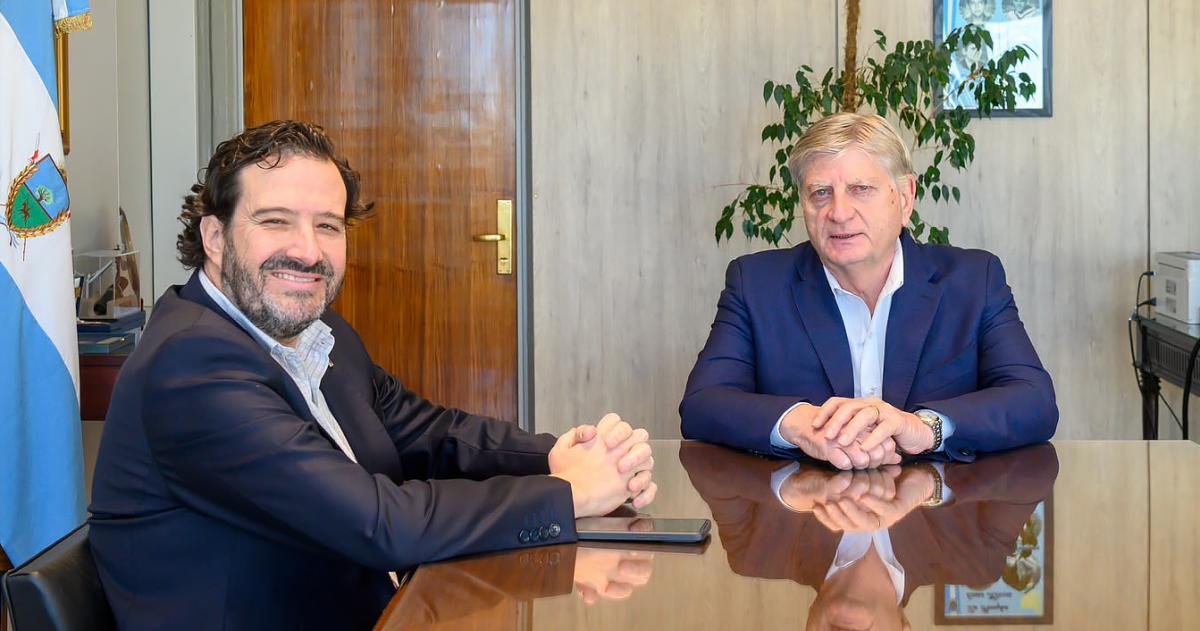 La reunión entre el rector de la UNLPam y el gobernador de la provincia