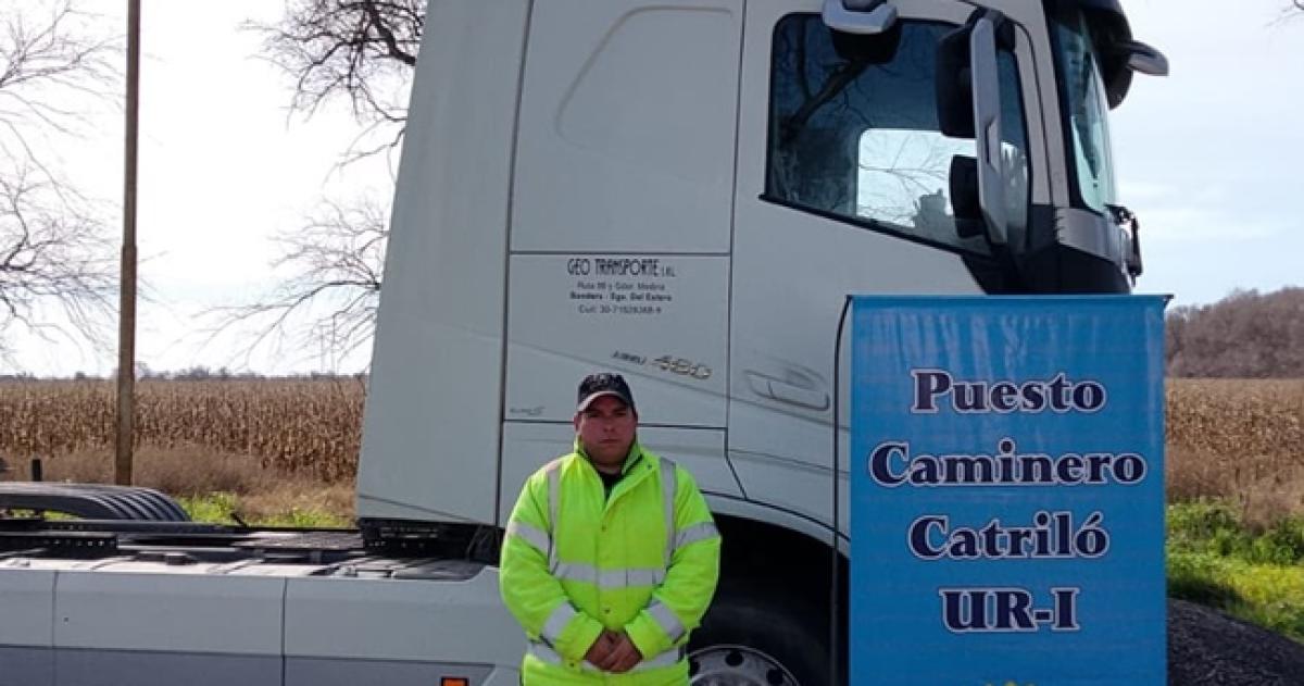 El camión quedó secuestrado en el Puesto Caminero