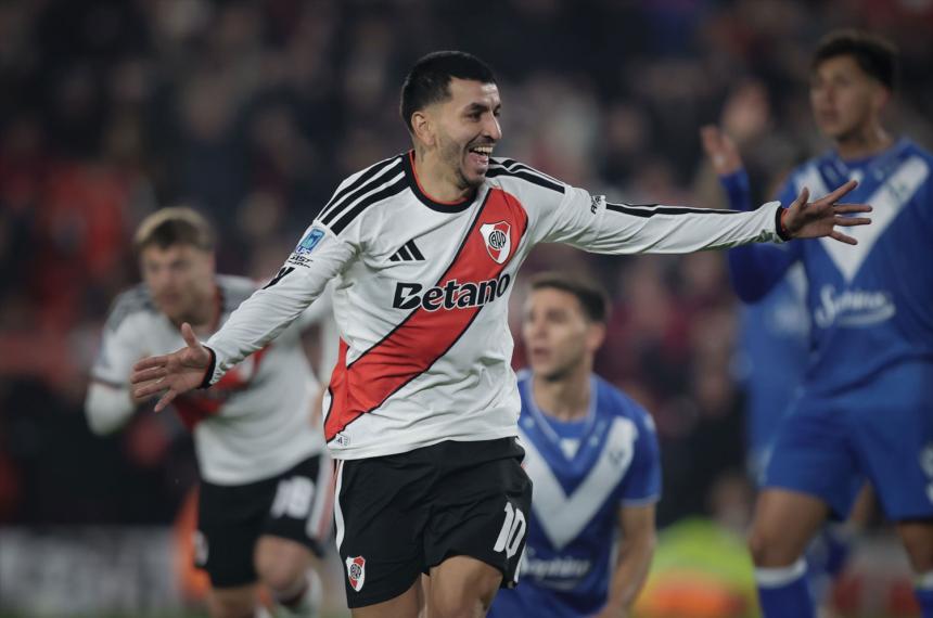 El delantero del Millonario definió de gran manera dentro del �rea para el 1-0