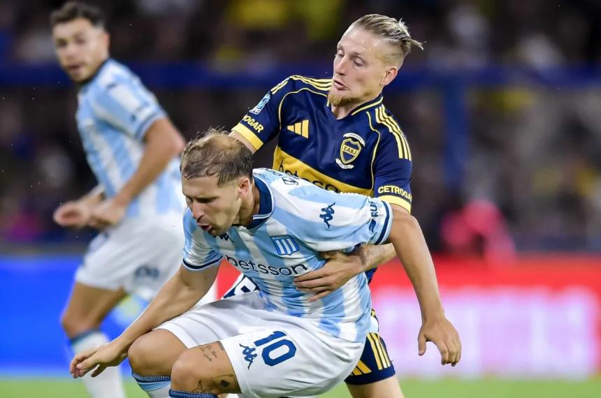 Racing y Boca juegan este domingo en el Cilindro