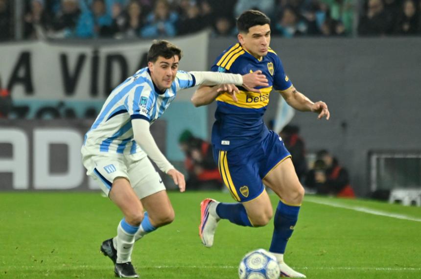 Racing y Boca empataron en Avellaneda