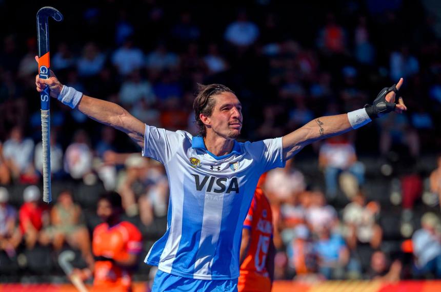 Argentina cerca de otra semifinal en el Mundial de Hockey
