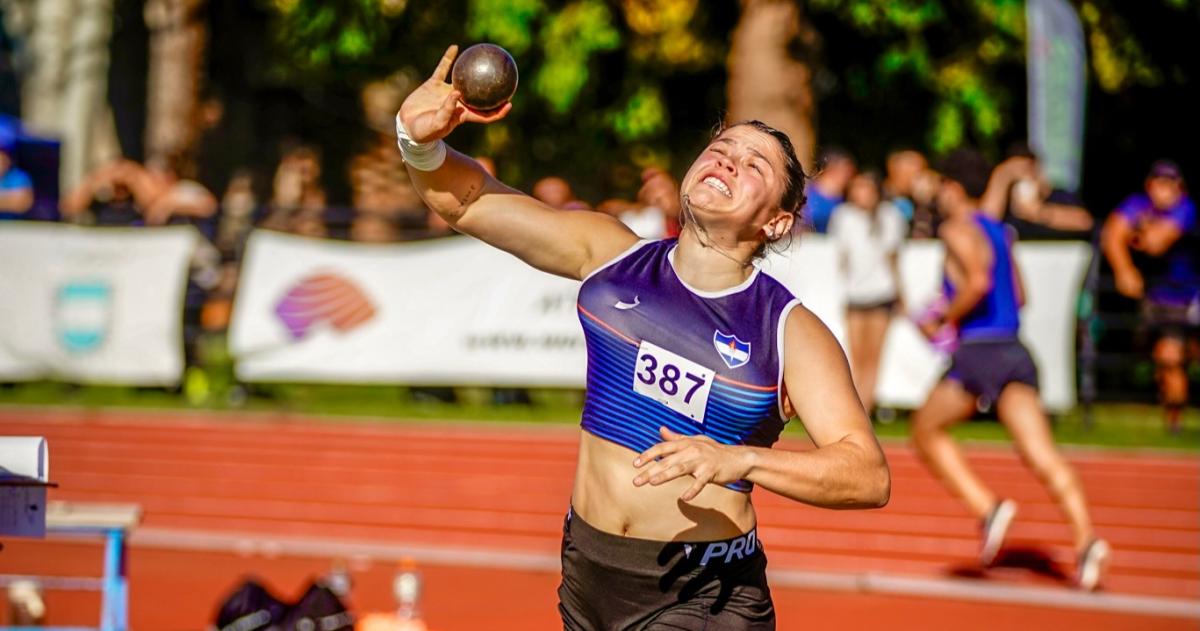 Juana es una de las figuras del atletismo pampeano