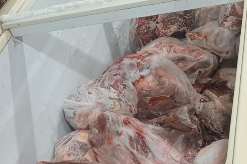 El operativo fue realizado por personal policial de SENASA y de la comuna
