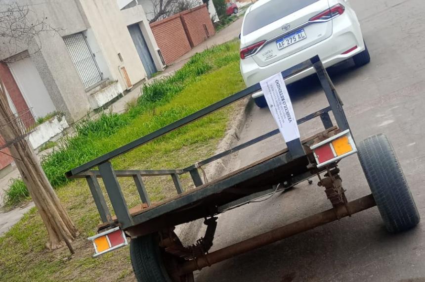 El carro que provocó el insólito accidente