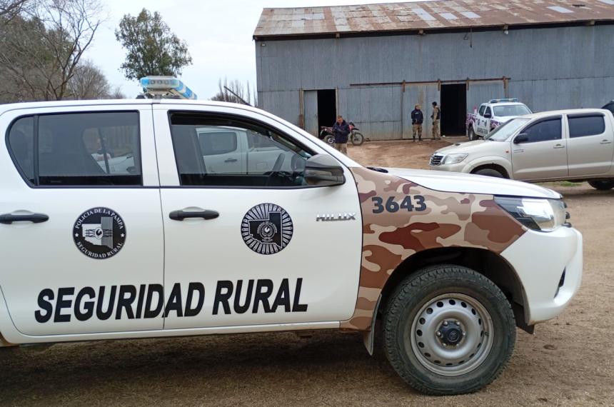 El operativo fue realizado por personal policial de SENASA y de la comuna