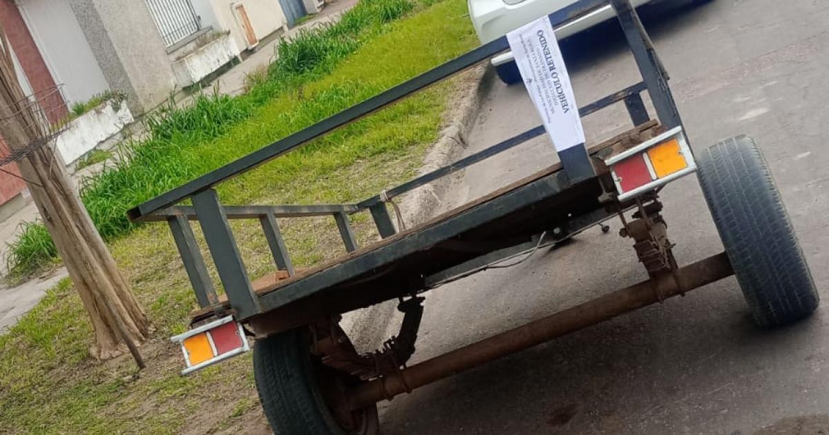 El carro que provocó el insólito accidente