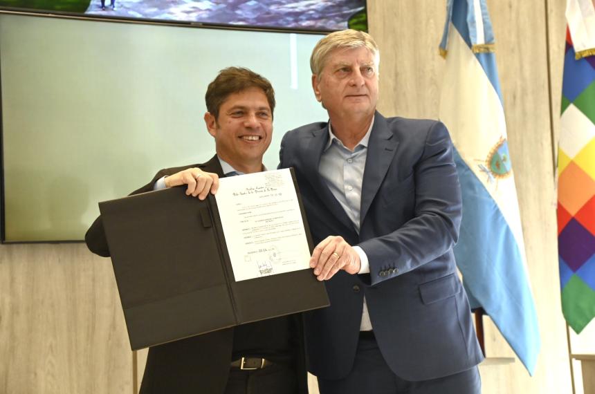 Ziliotto y Kicillof acuerdan acciones conjuntas