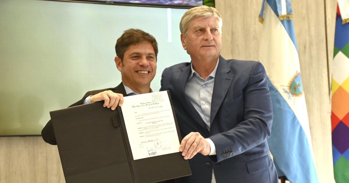 Ziliotto y Kicillof acuerdan acciones conjuntas