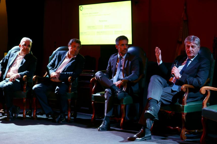 Ziliotto junto a los gobernadores de Catamarca Río Negro y Mendoza