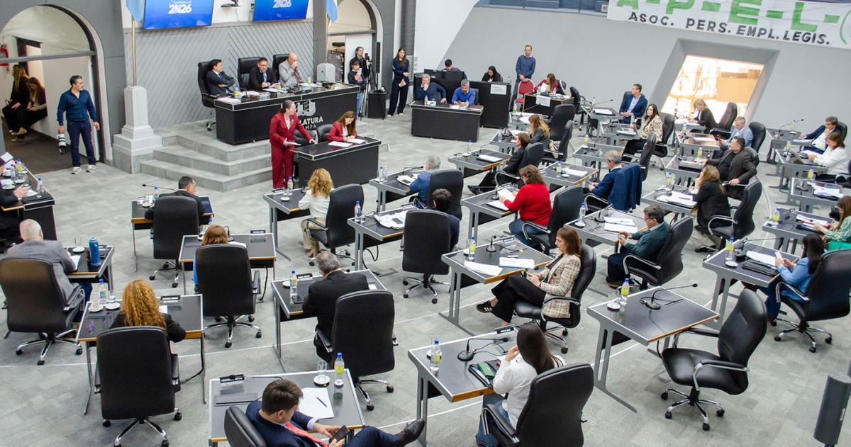 La sesión de este jueves en la C�mara de Diputados de la provincia