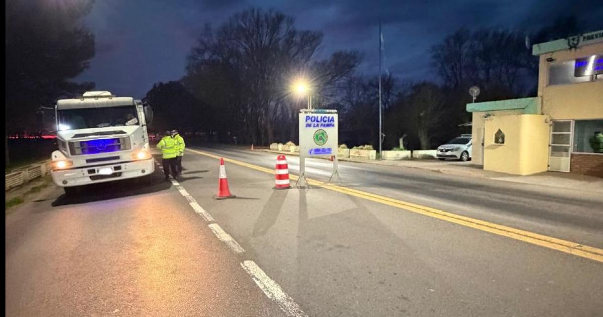 Sucedió durante un operativo de rutina en el Puesto Caminero Catriló